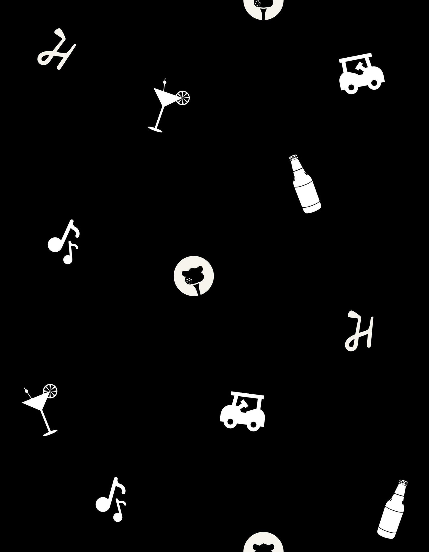Party Time Polo (Black)