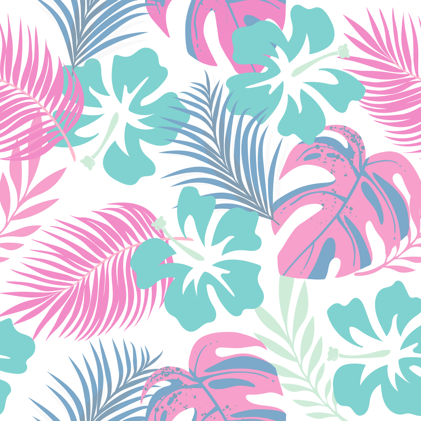 Hidden Hamster Tropics (Pink)