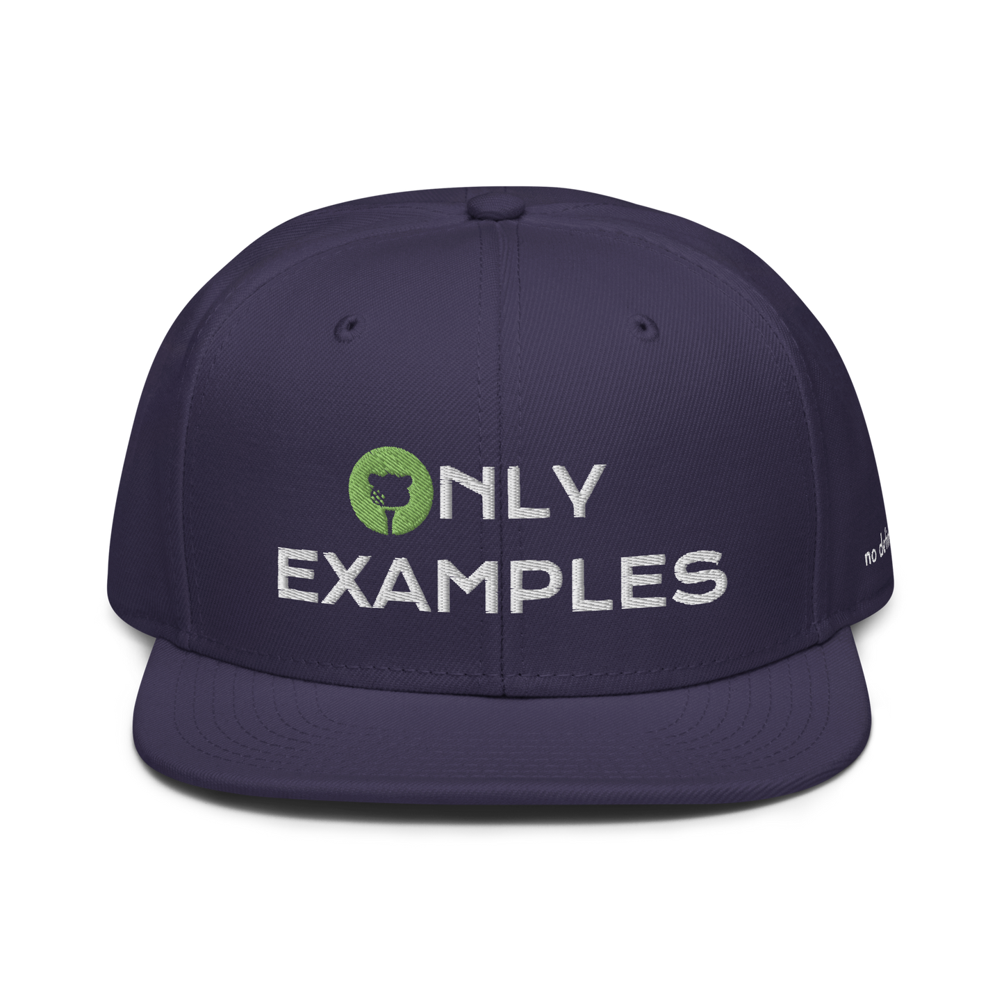 ONLY EXAMPLES Snapback