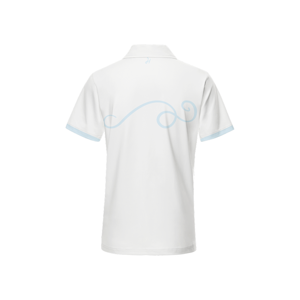 Hamsterette Swirl Polo (Light Blue)