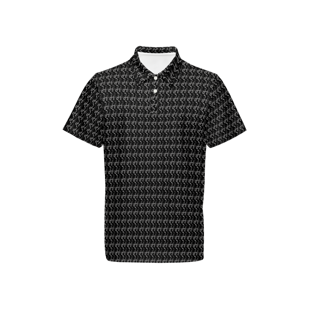 Trippy H Polo (Black)