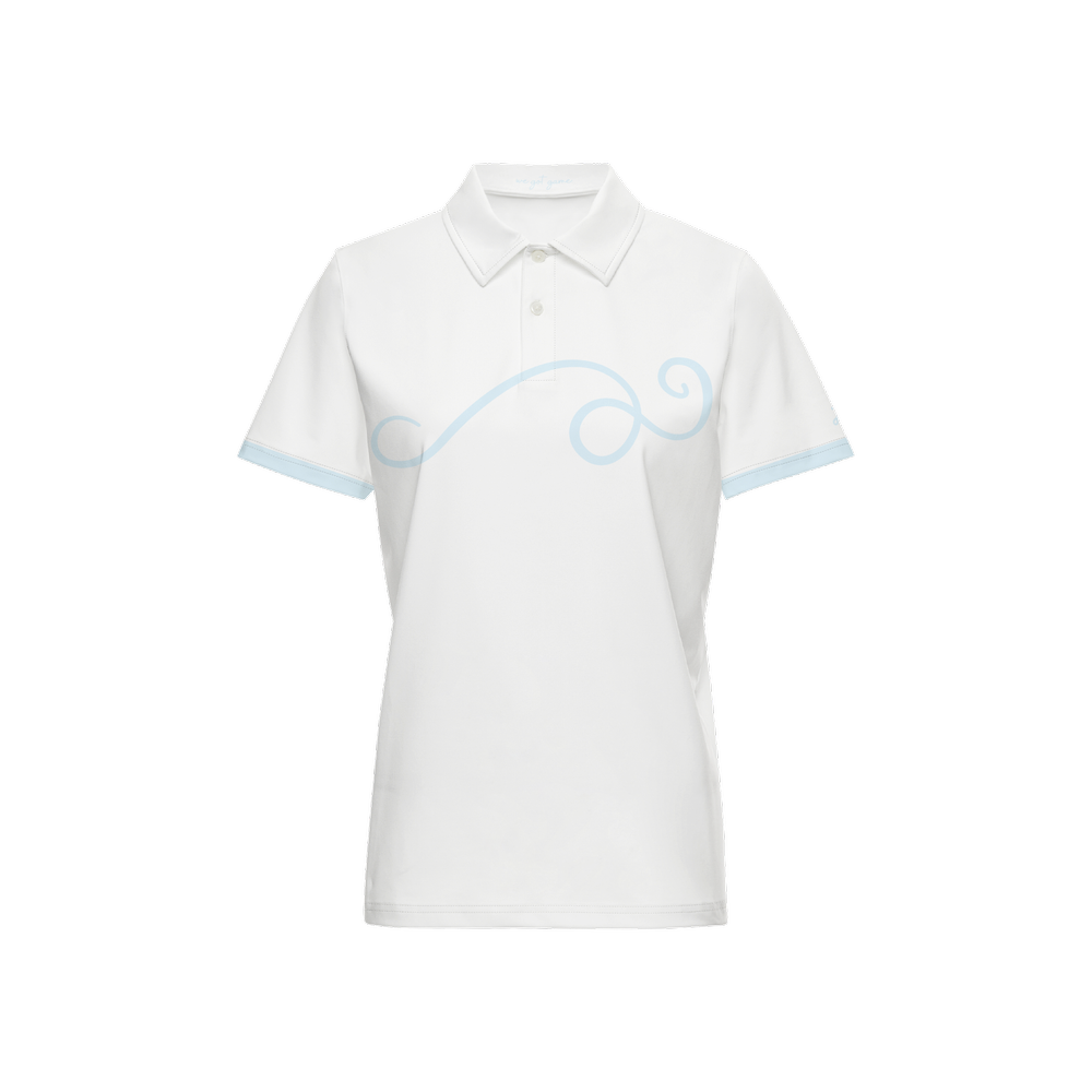 Hamsterette Swirl Polo (Light Blue)