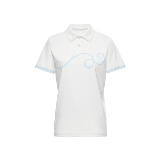 Hamsterette Swirl Polo (Light Blue)